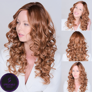Camellia in Chocolate with Caramel - Caf¨¦ Collection by Belle Tress  ***CLEARANCE***