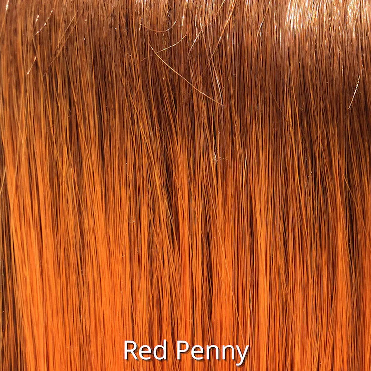 Straight Press 18 in Red Penny (Monofilament Top) - Caf¨¦ Collection by BelleTress ***CLEARANCE***