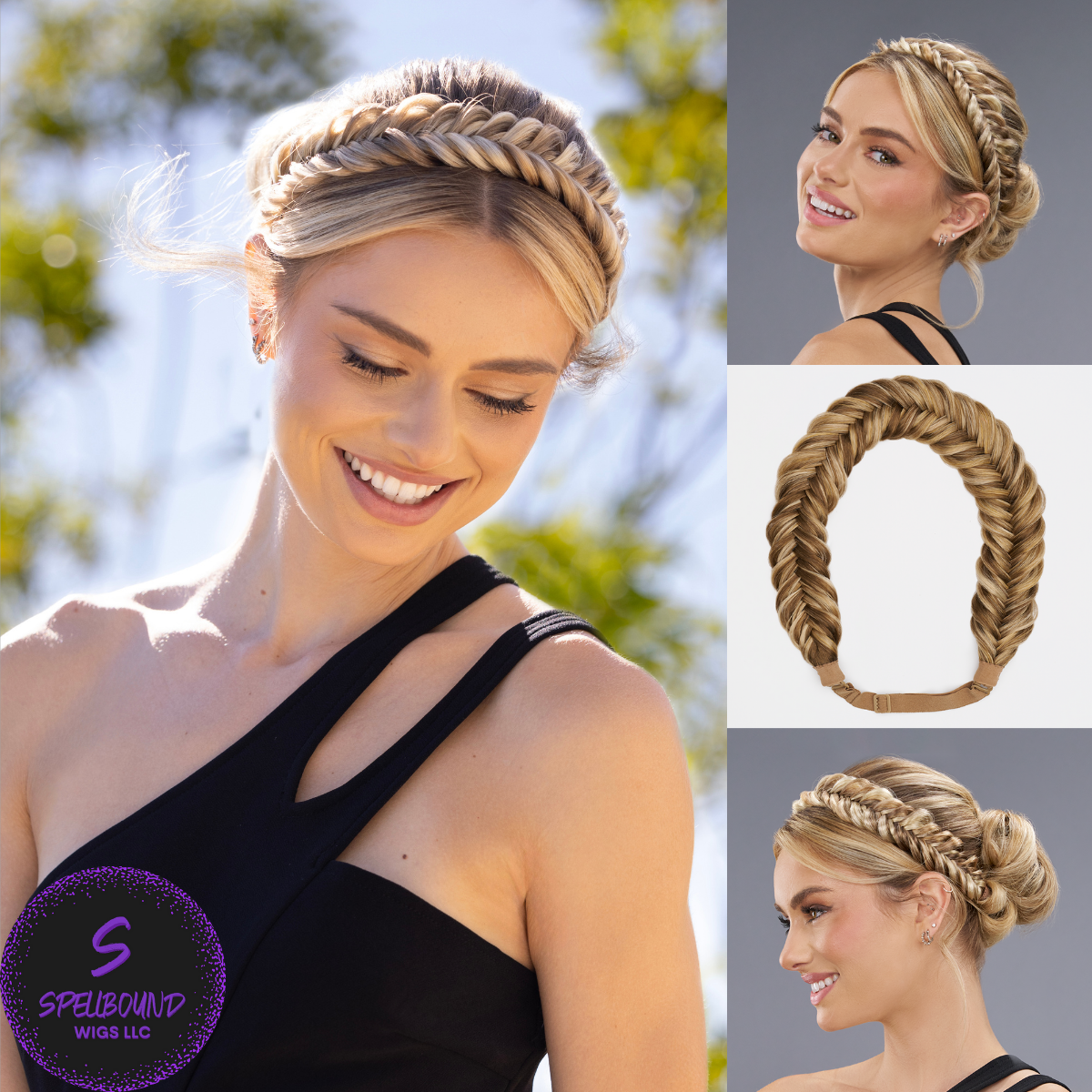 easiBoho Bands Fishtail Hairpiece - easiTress Hairpieces Collection by Jon Renau