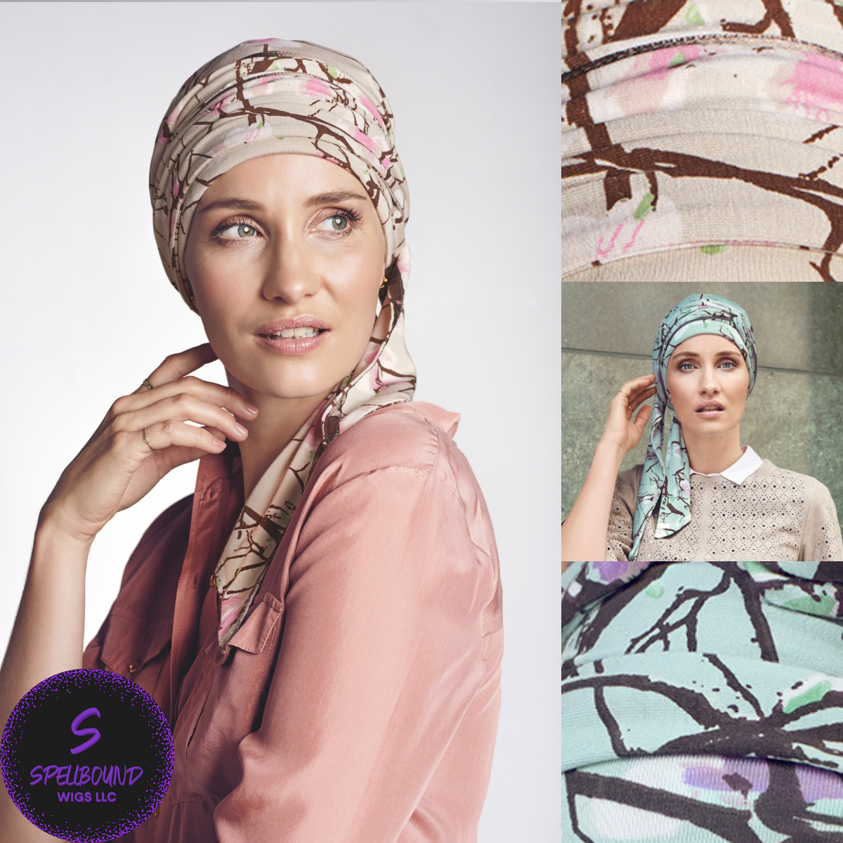 Akina Long Printed Scarf - Christine Headwear Collection