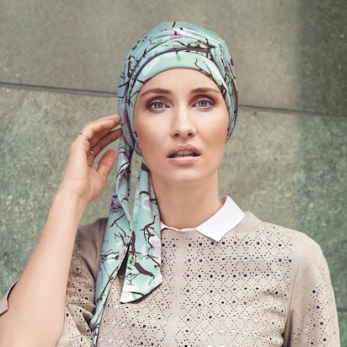 Akina Long Printed Scarf - Christine Headwear Collection