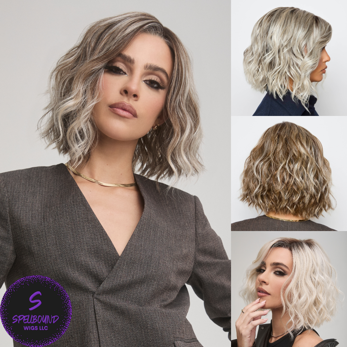 Nyx in Silver Oyster-R  - Hi Fashion Collection by Rene of Paris ***CLEARANCE***