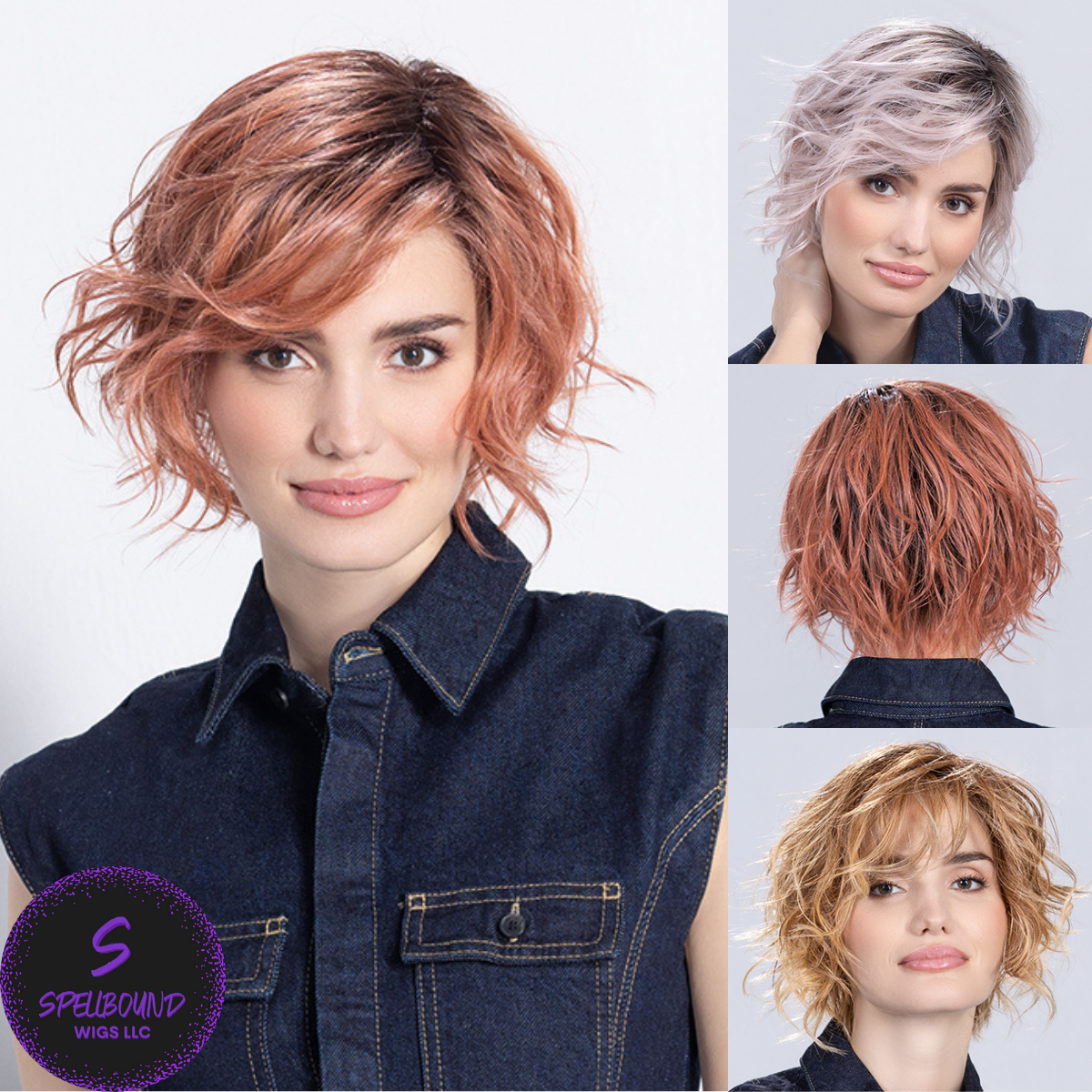 Cookie in Dark Sand Frosted - Perucci Collection by Ellen Wille ***CLEARANCE***