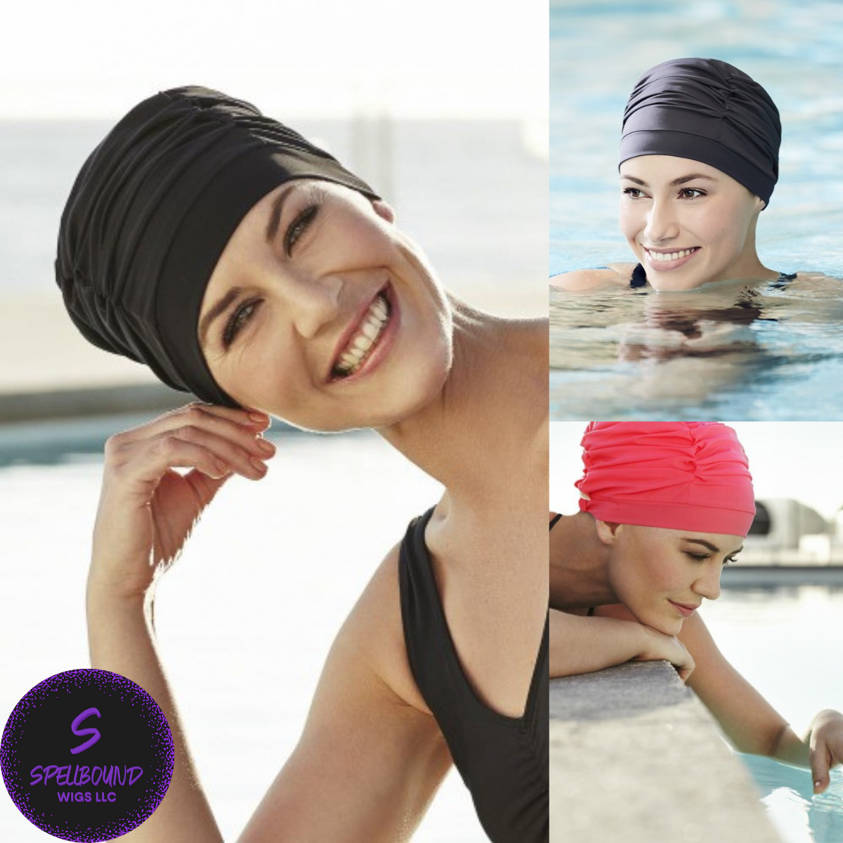 Wave Swim Cap - Christine Headwear Collection