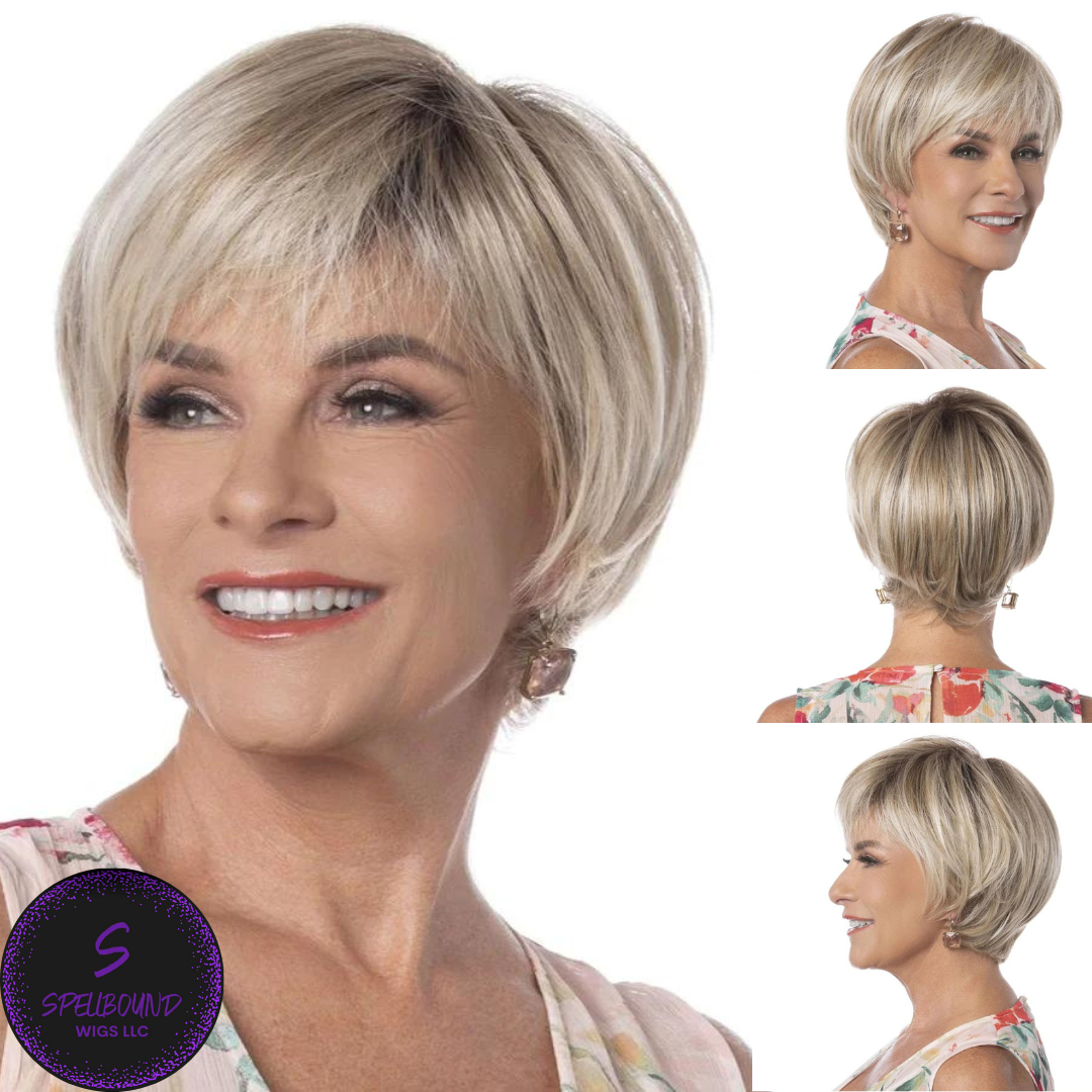 Contemporary Bob Wig - Shadow Shade Wigs Collection by Toni Brattin